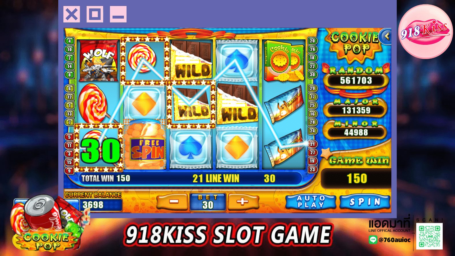 Cookie Pop - 918kiss-slot