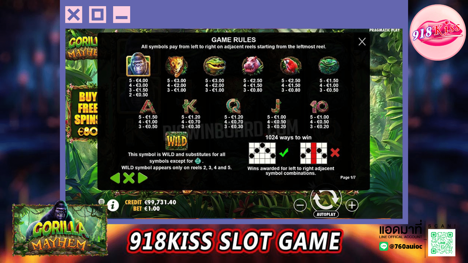 Gorilla Mayhem-918kiss-slot